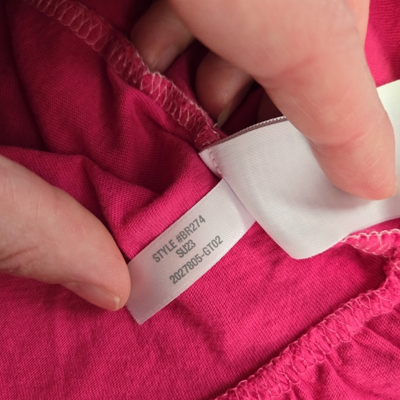 Crewcuts Girls Sleeveless Summer Dress Coral Pink Tiered Colorblock 8 - Picture 5 of 7